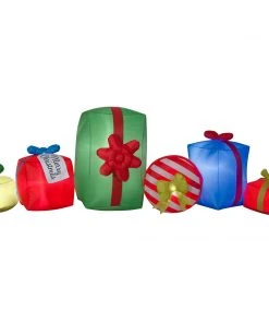 Seasons Inflatables Gemmy Airblown Present Collection Scene Christmas Inflatable Coming Soon