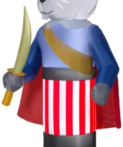 Gemmy 7' Airblown Nutcracker Mouse King Christmas Inflatable