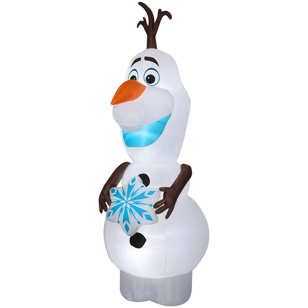 Gemmy 11' Airblown-Olaf W/Snowflake-Giant-Disney Christmas Inflatable