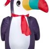 Gemmy Christmas Airblown Inflatable Toucan, 3.5 Ft Tall, Multicolored
