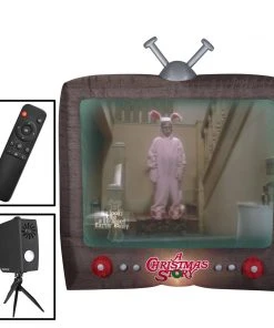 Seasons Inflatables Gemmy 8' Living Projection Airblown Inflatable A Christmas Story