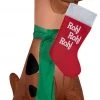 Coming Soon Gemmy Christmas Airblown Inflatable Scooby W/Santa Hat And Stocking WB, 3.5 Ft Tall