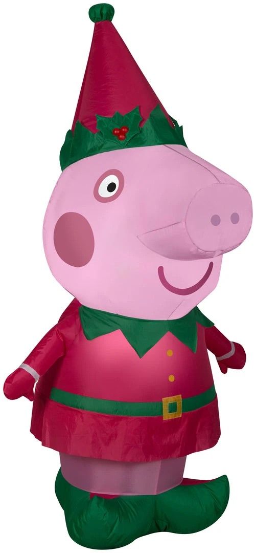 Seasons Inflatables Gemmy 4' Airblown Christmas Peppa Pig Coming Soon 1 Seasons Inflatables Gemmy 4' Airblown Christmas Peppa Pig Coming Soon