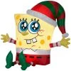 Seasons Inflatables Coming Soon Gemmy 3.5ft Airblown Inflatable Spongebob In Holiday Outfit Nickelodeon