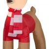 Gemmy Christmas Airblown Inflatable Standing Rudolph In Santa Hat And Scarf Rudolph, 3.5 Ft Tall