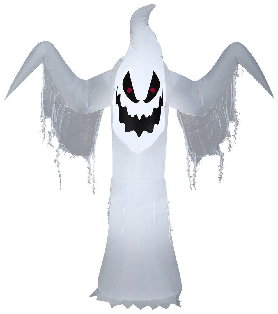Gemmy Airblown Inflatable Creepy Ghost, 5 Ft Tall, White Halloween 1 Gemmy Airblown Inflatable Creepy Ghost, 5 Ft Tall, White Halloween