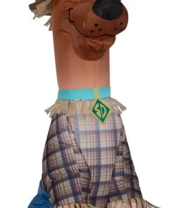 Seasons Inflatables Gemmy 4' Airblown Inflatable Scooby Doo As Scarecrow Harvest Thanksgiving