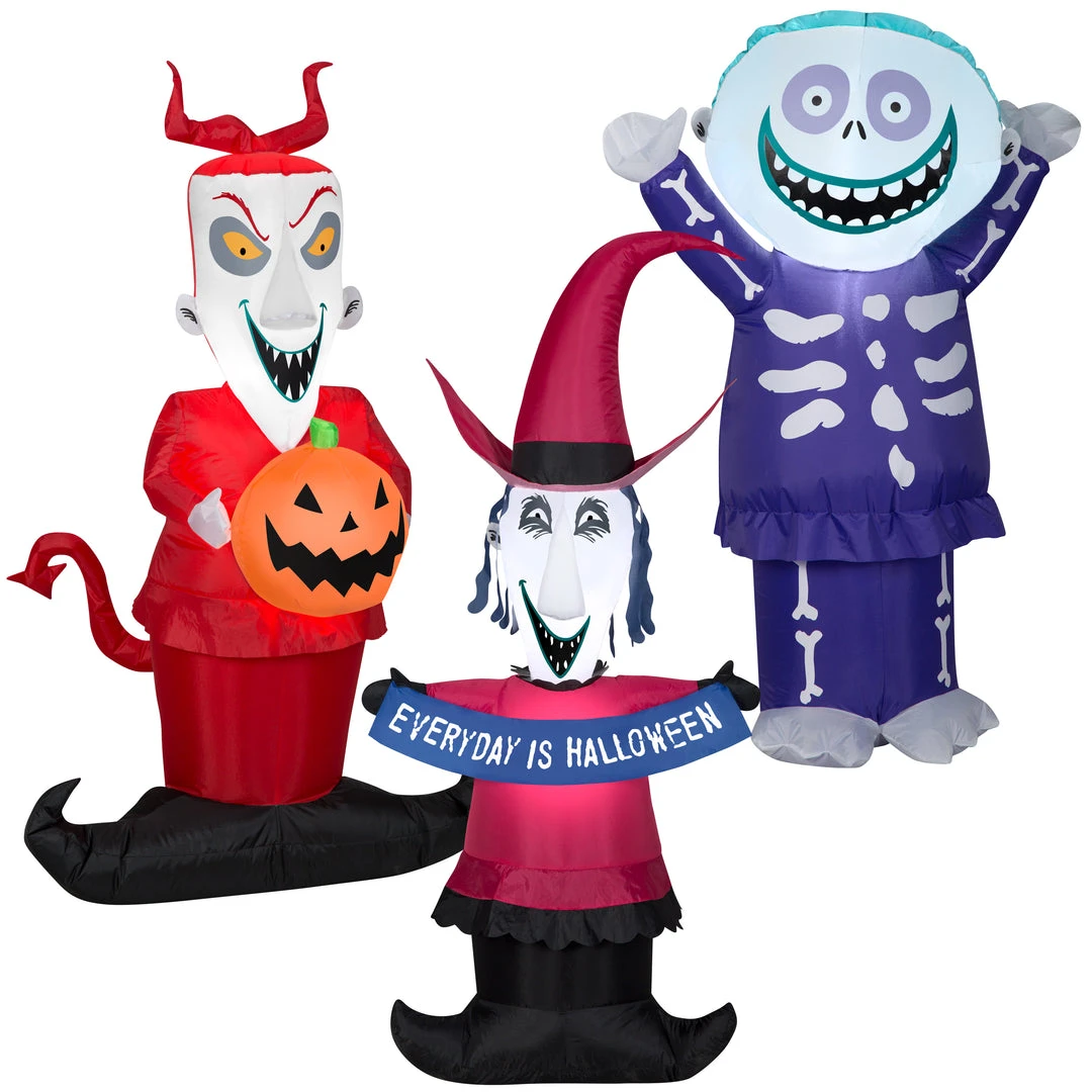 Seasons Inflatables Gemmy Airbown Inflatable Halloween Lock Shock And Barrel Disney Combo Pack Coming Soon 1 Seasons Inflatables Gemmy Airbown Inflatable Halloween Lock Shock And Barrel Disney Combo Pack Coming Soon