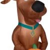Halloween Gemmy Airblown Inflatable SCOOB With Pumpkin, 5 Ft Tall, Brown