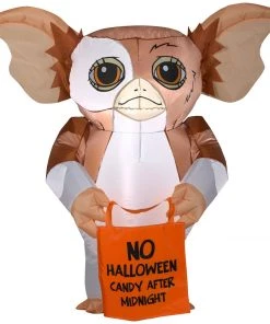 Gemmy Airblown Gizmo Warner Brothers , 3.5 Ft Tall, Brown Halloween