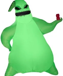 Gemmy Giant Airblown Inflatable Oogie Boogie, 10.5 Ft Tall, Green Halloween
