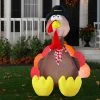 Gemmy 6' Airblown Turkey Thanksgiving Inflatable