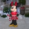 Gemmy 3' Airblown-Minnie Holding Candy Cane Disney Christmas Inflatable Coming Soon