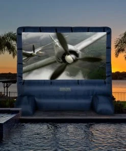 Gemmy Miscellaneous 12' X 11.5' Airblown Movie Screen Deluxe Inflatable