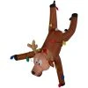 Seasons Inflatables Airblown Inflatable Gutter Hanging Reindeer Christmas