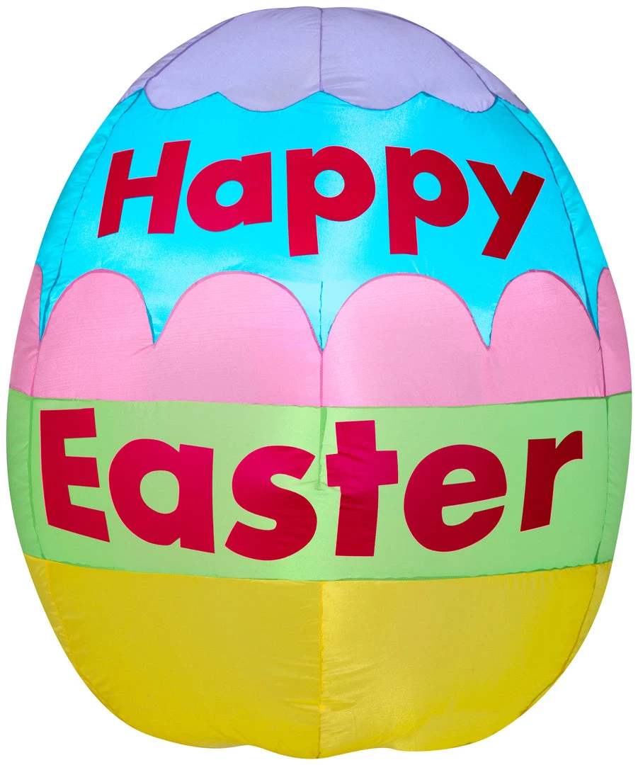 Gemmy Airblown Inflatable Easter Egg, 2.5 Ft Tall, Pink 1 Gemmy Airblown Inflatable Easter Egg, 2.5 Ft Tall, Pink