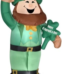 Gemmy 6' St. Patrick's Day Leprechaun Spring Inflatable