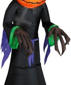 Gemmy 3.5' Airblown Outdoor Pumpkin Reaper Halloween Inflatable