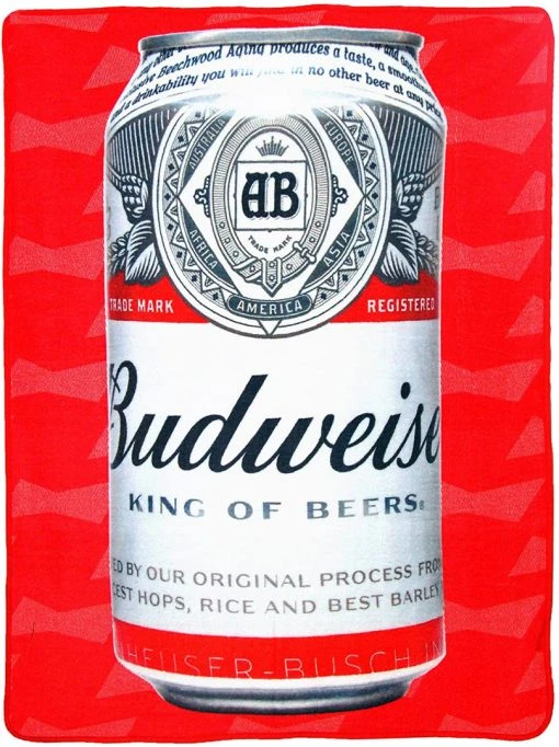 The Northwest Company BUDWEISER COLD CAN Blankets 2 The Northwest Company BUDWEISER COLD CAN Blankets